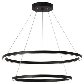 Immax NEO 07158-B80-60 - LED Dimmelhető csillár FINO LED/93W/230V Tuya fekete + távirányító