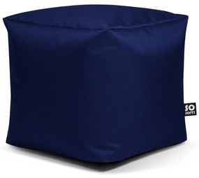 Sötétkék gyerek babzsákfotel Cube M – So Soft?