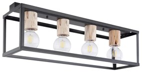 Globo 15476-4D - Mennyezeti lámpa HAGAR 4xE27/60W/230V