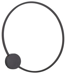 Design fali lámpa fekete 67cm LED-del, 3 fokozatban dimmelhető - Anello