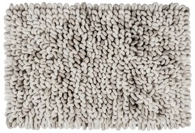 Szürkésbézs textil fürdőszobai kilépő 60x90 cm Lerici – Wenko