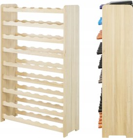 Tölgyfa borospolc polc palacktartó polc 63-as cipő