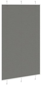 pliszírozott redőny antracit 120x200 cm szövetszélesség 119,4cm