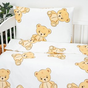 4Home Teddy gyerek pamut ágyneműhuzat kiságyba, 100 x 135 cm, 40 x 60 cm, 100 x 135 cm, 40 x 60 cm