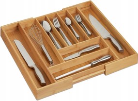 Evőeszköztartó fiókbetét Relaxdays 49,5 x 44,5 cm