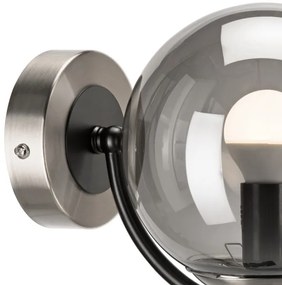 Fali lámpa GEORGIA 1xE14/5W/230V matt króm/füstös