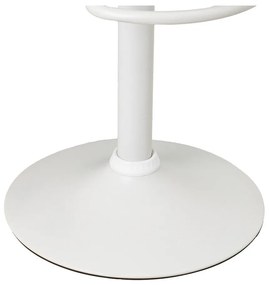 Fehér bőr utánzat állítható magasságú bárszék szett 2 db-os (ülésmagasság 72 cm) – Casa Selección