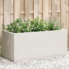vidaXL fehér polipropilén kerti ültetőláda 80 x 36 x 35 cm
