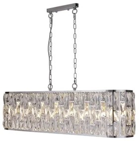 Searchlight 65818-8CC - Láncos csillár BIJOU 8xE14/40W/230V