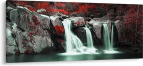 Kép - Vízesések (120x50 cm)