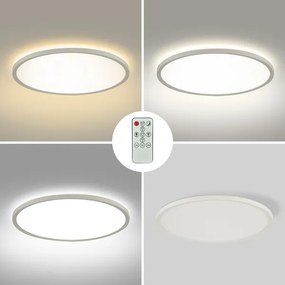 Brilagi - Fényerőszabályozható LED lámpatest ULTRA SLIM LED/24W/230V Ø 42 cm fehér + távirányító