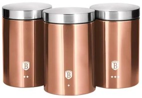 BerlingerHaus 3 részes tárolókészlet Metallic Line Rose Gold Edition  BH/6720