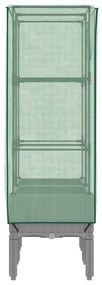 rattan megjelenésű magaságyás melegháztakaróval 80x40x140 cm