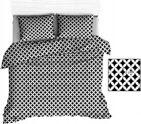 Párnahuzat 40x40 fekete marokkó fehér