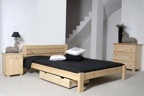 Tárolódoboz ágy alá 150 cm fenyő