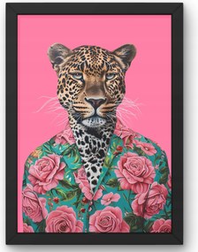 Leopárd poszter a zakóban