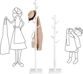 LINEA álló fogas, fehér