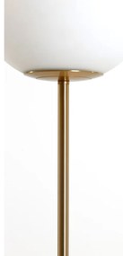 Fehér-aranyszínű állólámpa (magasság 156 cm) Medina – Light &amp; Living
