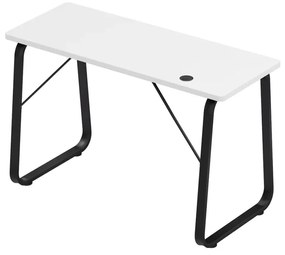 Gamer asztal 120 cm x 48 cm fehér