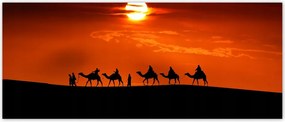 Fotótapéta flizelina 250x104 Karaván nyugat