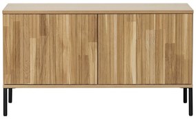 Natúr színű TV-állvány tölgyfa dekorral 100x56x44 cm Gravure – WOOOD