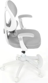 Junior Irodai forgószék szürke mesh kárpittal. KA-W8008 BLUE