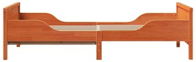Bővíthető Ágykeret Gyerekeknek Viaszbarna 80 x 130 / 165 / 200 cm