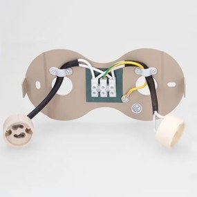 BRILAGI - Spotlámpa MIA DOUBLE 2xGU10/30W/230V bézs