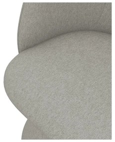 Világosszürke kárpitozott étkezőfotel Maia – Makamii