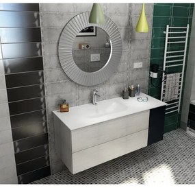 Sapho - Süllyesztett mosdó ROCKSTONE 67x35,5 cm matt fehér