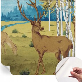 Fotótapéta Fali tapéta Hálószobába és Nappaliba Erdei harmónia 250x250 cm