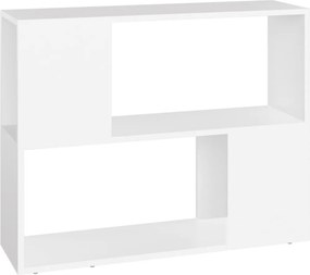 vidaXL fehér szerelt fa TV-szekrény 80 x 24 x 63 cm