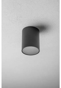 Lámpa Mennyezeti lámpatest LENTO, aluminium, 100x130, IP54, MAX.35W, kör, grafit