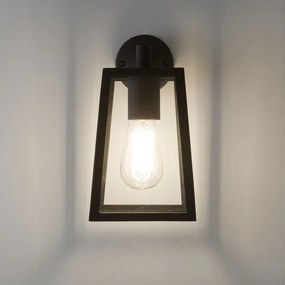ASTRO LIGHTING 1306001 CALVI Klasszikus Kültéri Fali Lámpa Fekete, Átlátszó E27 IP23