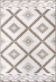 Bézs kétoldalas szőnyeg,lapos 120x170cm