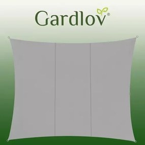 Napellenző vitorla 4x3m - szürke Gardlov 23143