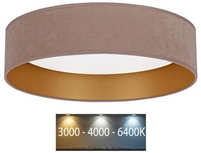 Brilagi Brilagi - LED Mennyezeti lámpa VELVET LED/24W/230V 3000/4000/6400K bézs/arany BG0270