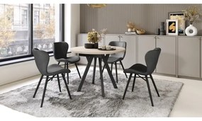 Étkezőasztal ARTUR bézs/fekete