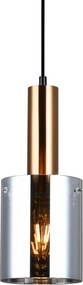 ITALUX PND-5581-1-BRO-SG SARDO Egyágú Függesztett Lámpa Fém E27 IP20
