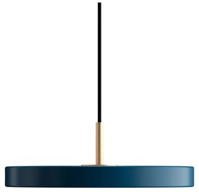 Petróleumkék LED függőlámpa fém búrával ø 31 cm Asteria Mini – UMAGE