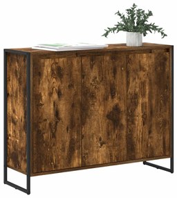 Oldalsó szekrény Füstös tölgy 96,5 x 30 x 75 cm Faanyag