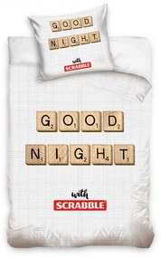 Scrabble Ágyneműhuzat 140×200cm, 70×90 cm