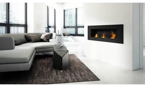 DELTA3/TUV beépíthető BIO kandalló 40x120 cm, 3x1,1 kW fekete