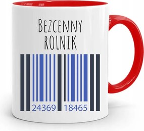 Gazdálkodóknak Piros Felbecsülhetetlen Értékű Gazdálkodó Ajándék fényképes nyomtatással