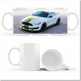 Mustang nyomott mintás bögre Ford Autó
