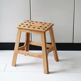 Összecsukható fa sámli, 41 cm
