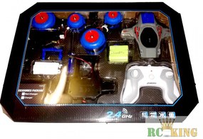 HB Toys Építőszett 1:28 4WD RC 2.4G Turbine Storm Stunt Car Távirányítású Pörgő Forgó Kaszkadőr Autó Építő Szett
