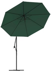 zöld konzolos napernyő csereponyva 300 cm