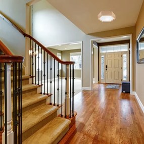 Mennyezeti lámpa OAK HEX 1xE27/60W/230V á. 32 cm tölgy