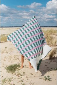 Zöld-rózsaszín takaró 160x200 cm Onu – noo.ma